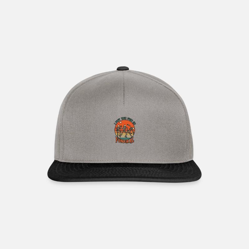 Ich lege den Spaß in Beerdigung - Beerdigung - Snapback Cap - Graphit/Schwarz