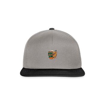 Citrouille Spice A Saurus Rex - effrayant - Casquette snapback - gris graphite/noir - Devant