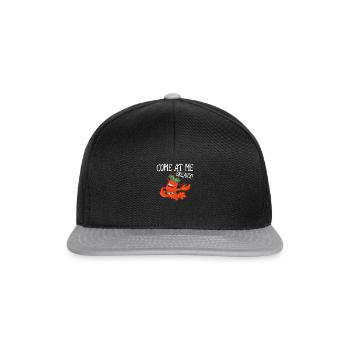 Come at me breaux - crustacés - Casquette snapback - noir/gris - Devant