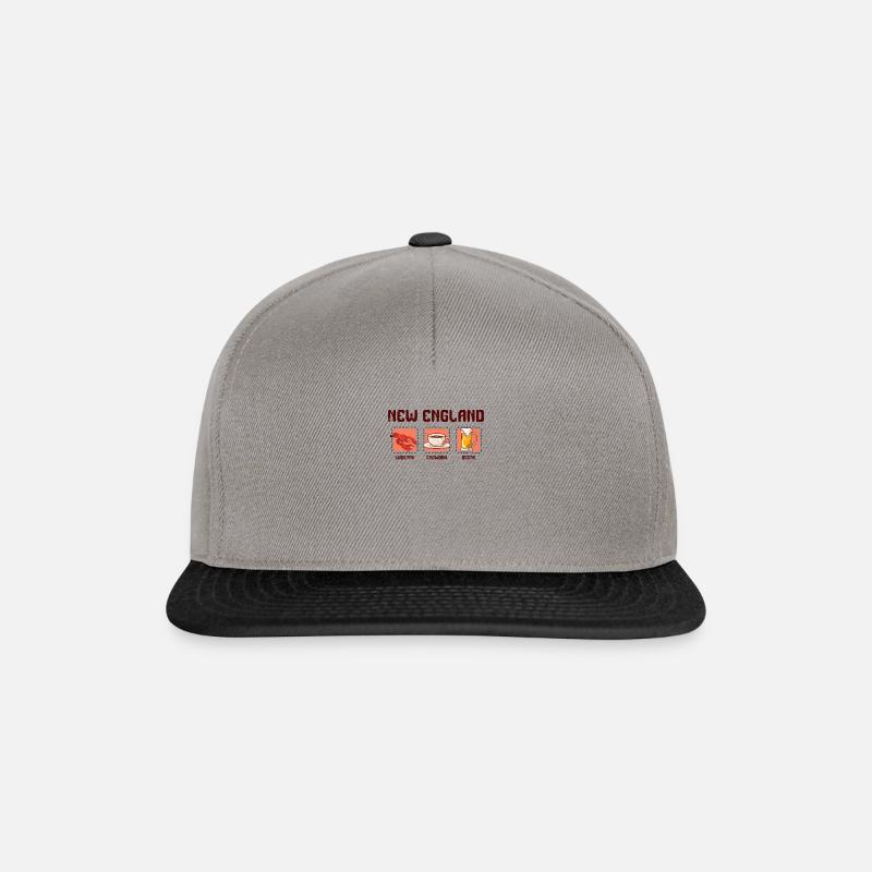 Nouvelle-Angleterre Lobstah Chowdah Beeah Triathlon - - Casquette snapback - gris graphite/noir