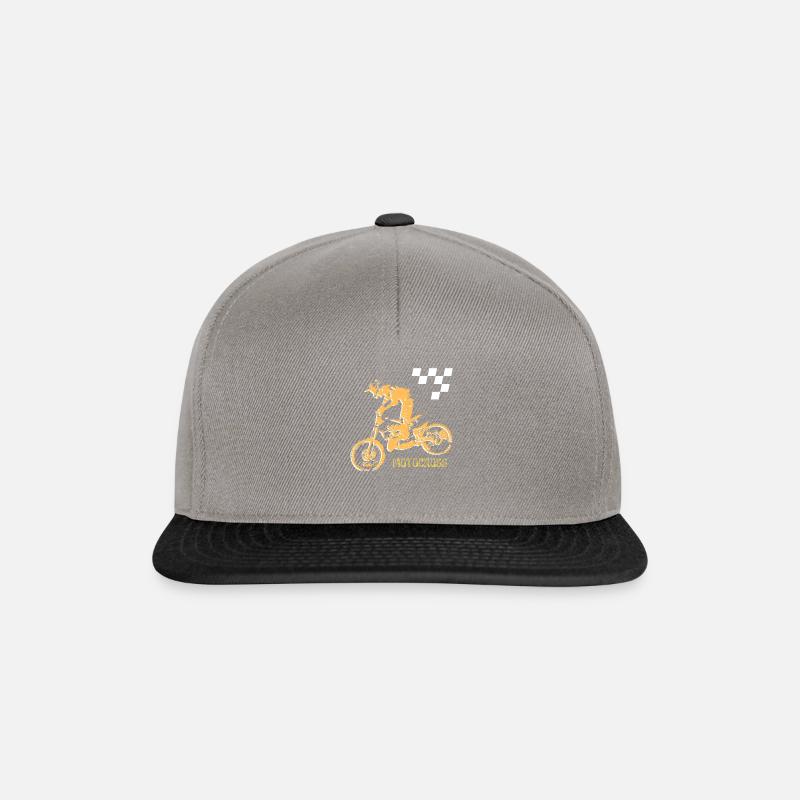 Motocross - Snapback Cap - Graphit/Schwarz