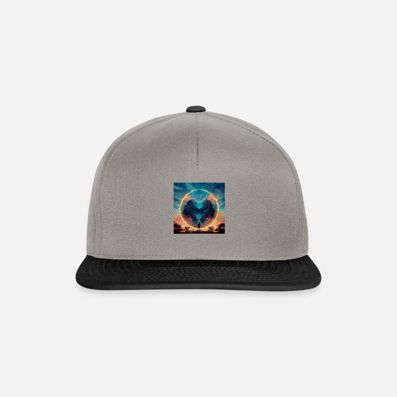Feuer Ring - Snapback Cap - Graphit/Schwarz