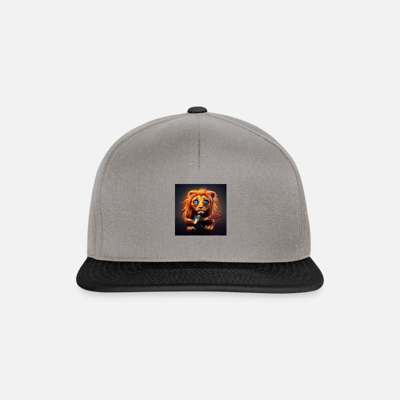 -Löwe - Snapback Cap - Graphit/Schwarz