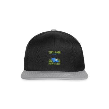 La pelouse ne va pas se tondre toute seule - jardin - Casquette snapback - noir/gris - Devant