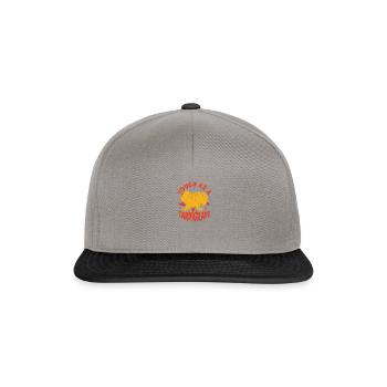Tough as a tardigrade - tardigrade - Snapback Cap - graphite/black - Front