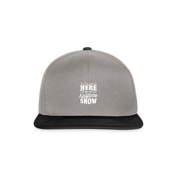 Silhouette von drei Mann auf einem Motorrad mit - Snapback Cap - Graphit/Schwarz - Vorne