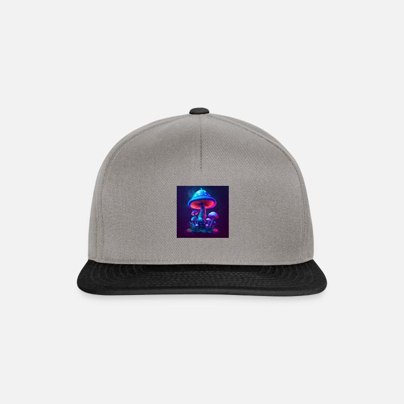 Pilz3 - Snapback Cap - Graphit/Schwarz