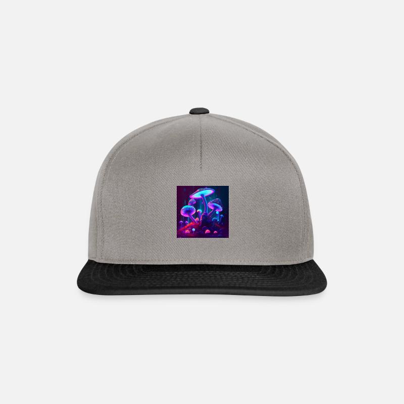 Pilz2 - Snapback Cap - Graphit/Schwarz