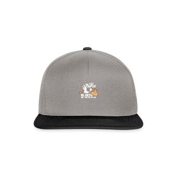 L & D Nurse We bring out the kid in you - labor - Snapback Cap - graphite/black - Front