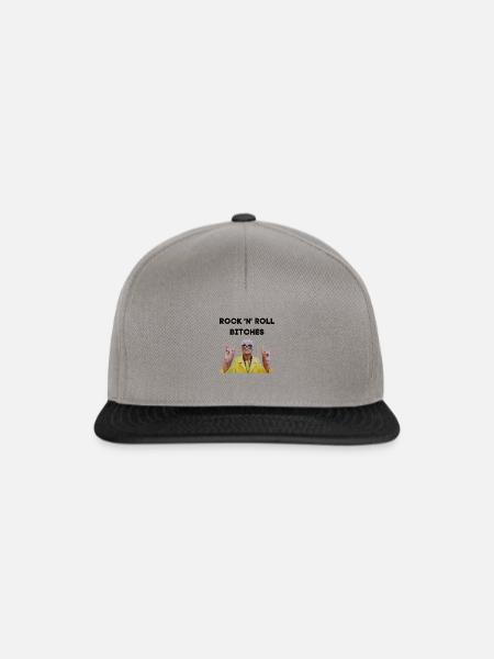 ROCK'N'ROLL - Snapback Cap - Graphit/Schwarz