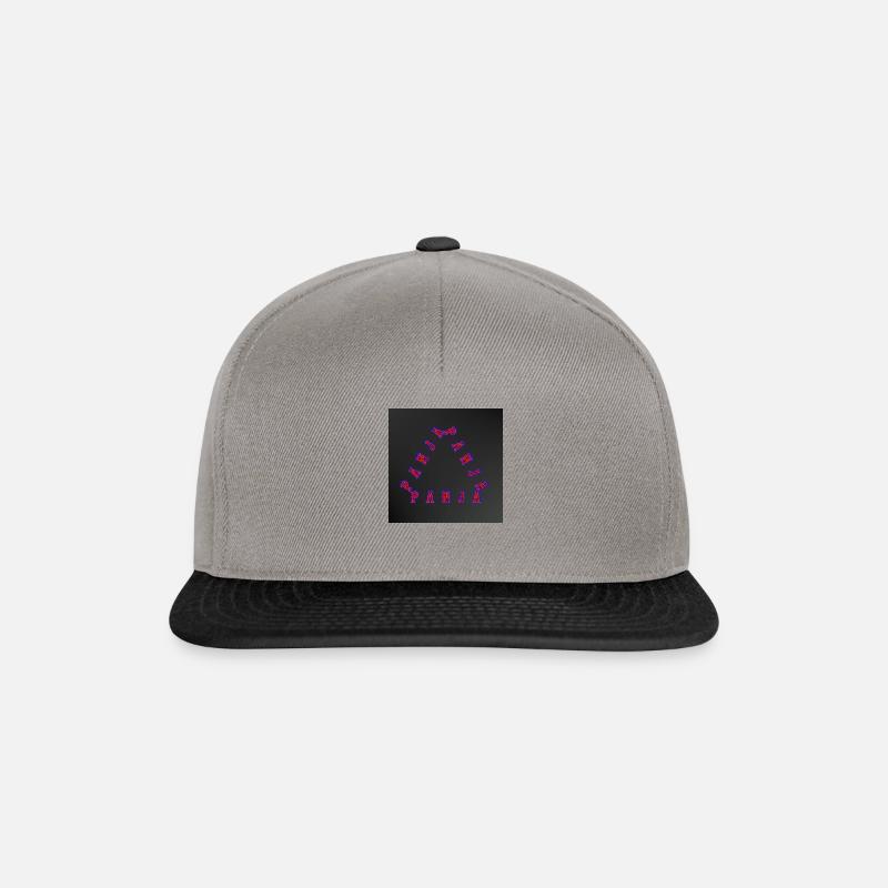 Panja x - Snapback Cap - graphite/black