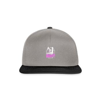 Cheveux de champ de pétrole, s’en fichent - Oilfield - Casquette snapback - gris graphite/noir - Devant