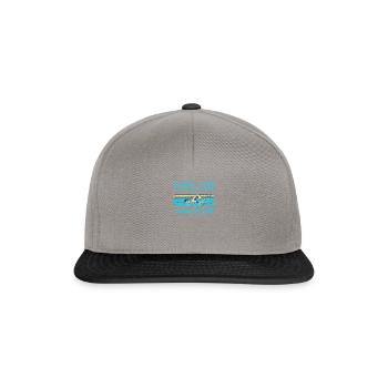 I'm not a fish, but I swim like one. - Swimming - Snapback Cap - graphite/black - Front