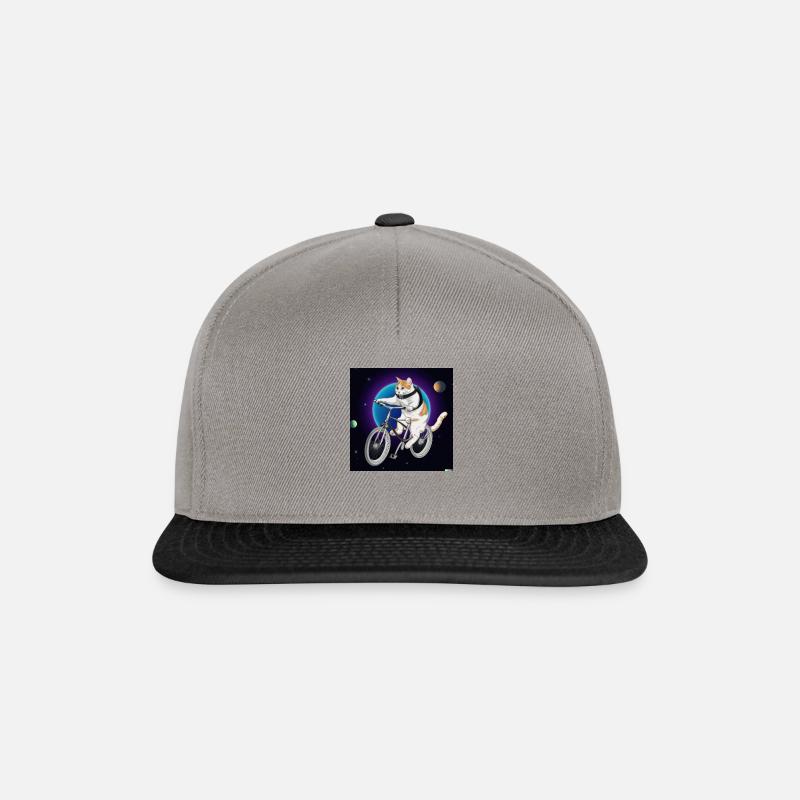 A Cat's Cosmic Adventure - Snapback Cap - Graphit/Schwarz