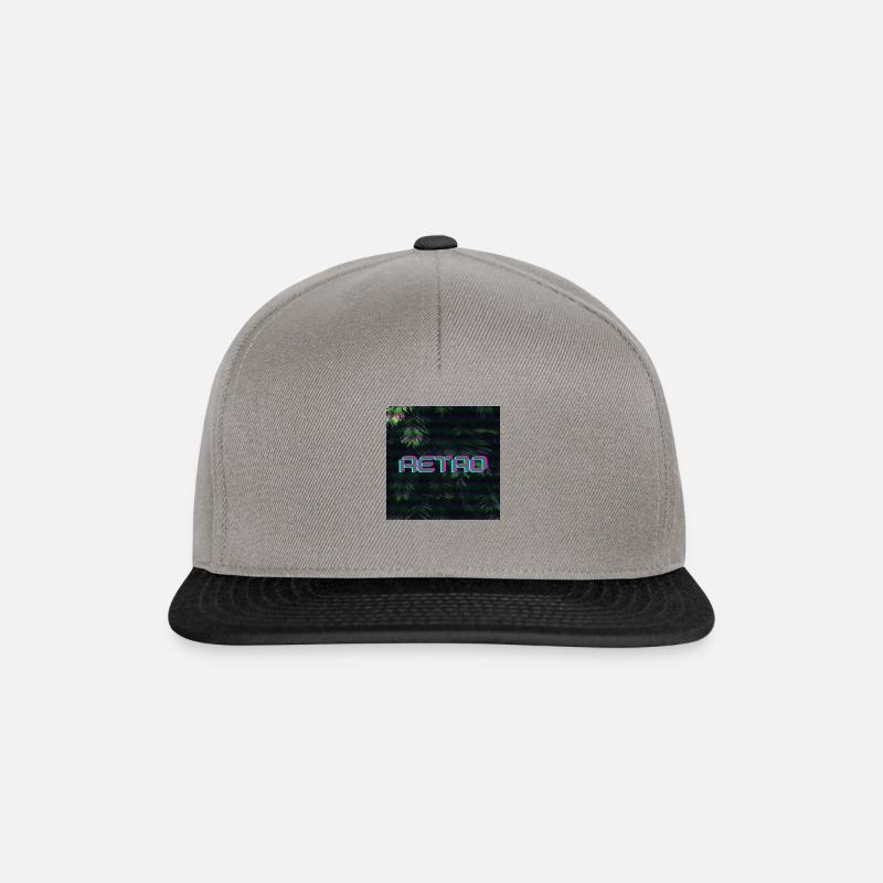 Retro jungle - Snapback Cap - Graphit/Schwarz