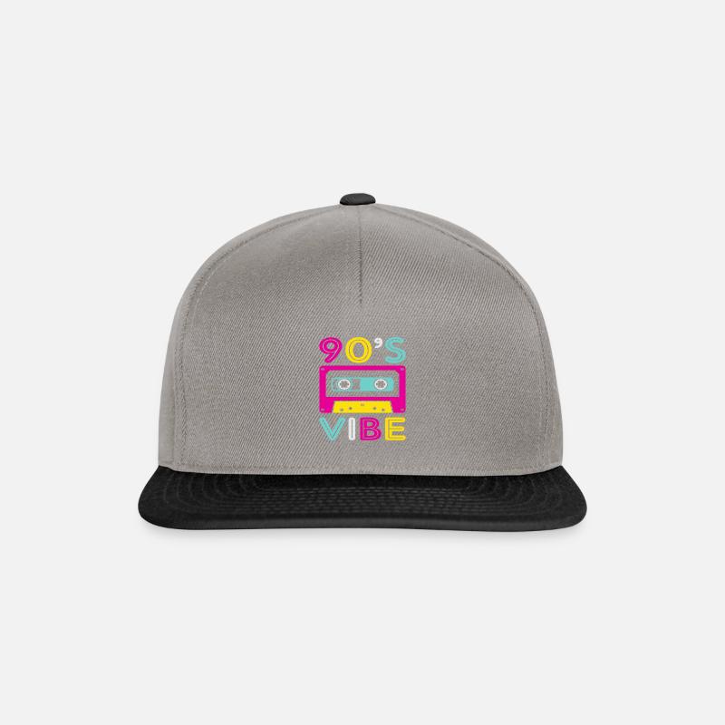 90s Vibes - Snapback Cap - graphite/black