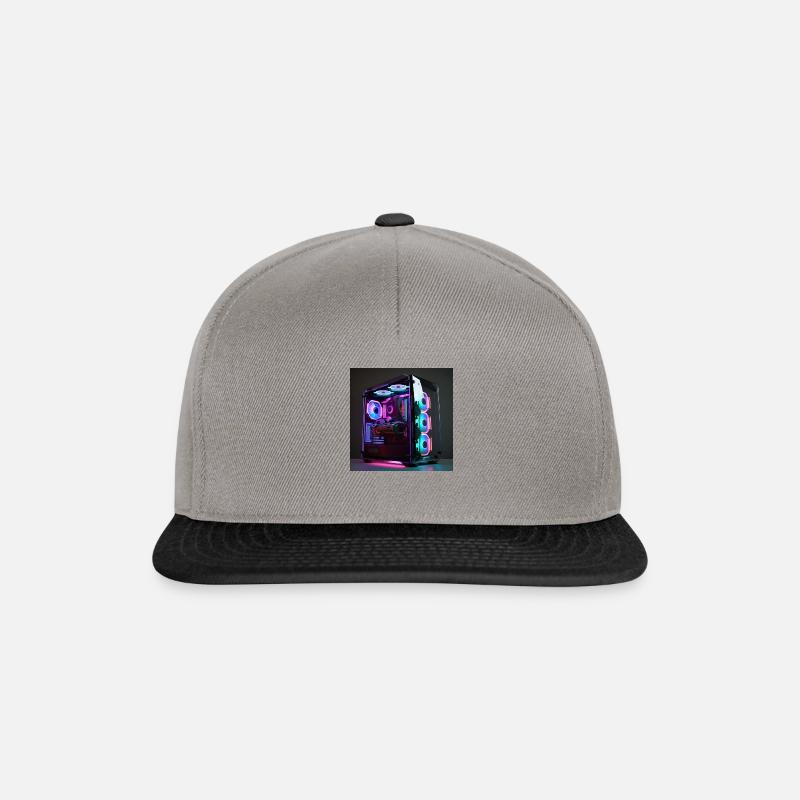 GAMING - Snapback Cap - Graphit/Schwarz