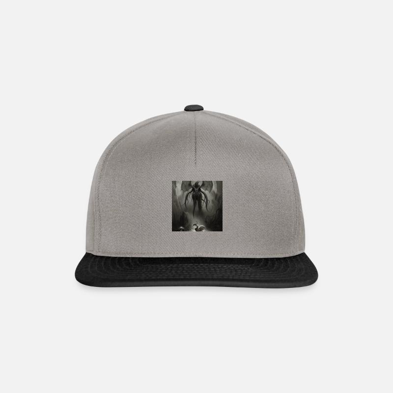 Cthulhu Schnabeltier - Snapback Cap - Graphit/Schwarz