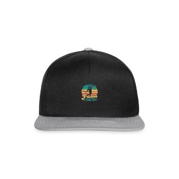 Frisbee : Le disque volant original - Frisbee - Casquette snapback - noir/gris - Devant