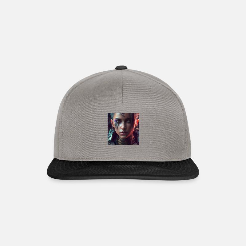 Female Warrior - Snapback Cap - Graphit/Schwarz