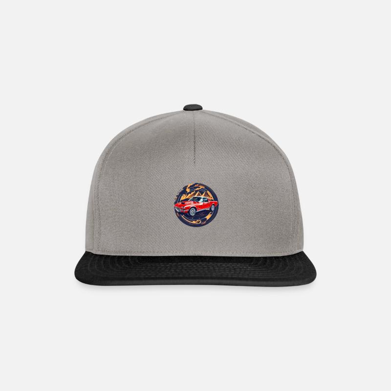 Muscle Car - Snapback Cap - Graphit/Schwarz