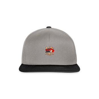 Eine Katze hat dein Herz, ohne danach zu fragen - Katze - Snapback Cap - Graphit/Schwarz - Vorne