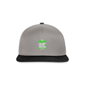 Ich bin stolze Mutter eines Zerebralparese-Kriegers - - Snapback Cap - Graphit/Schwarz - Vorne