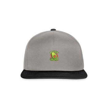 Holy guacamole - Avocado - Snapback Cap - graphite/black - Front