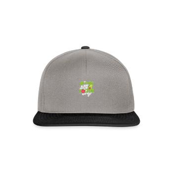 An avocado a day keeps the doctor away - Avocado - Snapback Cap - graphite/black - Front