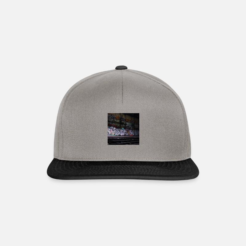 Graffitiart Design by KI - Snapback Cap - Graphit/Schwarz