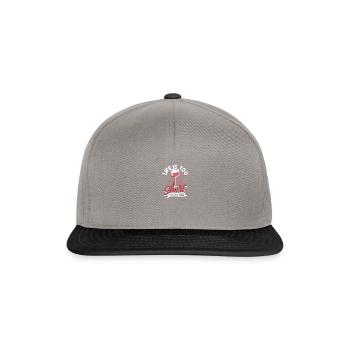 Life is too short for bad wine - Drinking - Snapback Cap - graphite/black - Front