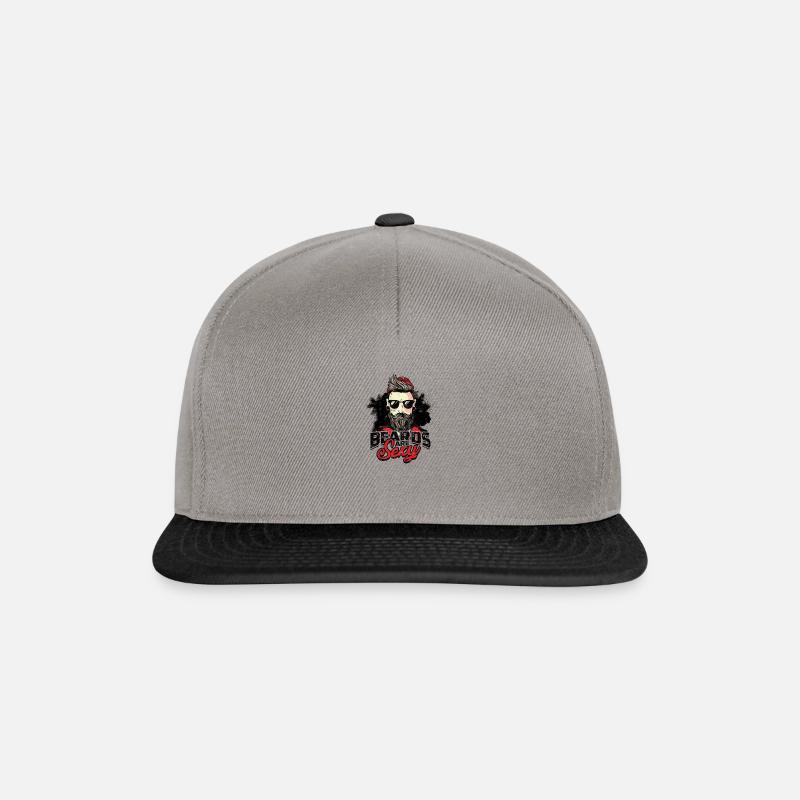 Bärte sind sexy - Bart - Snapback Cap - Graphit/Schwarz