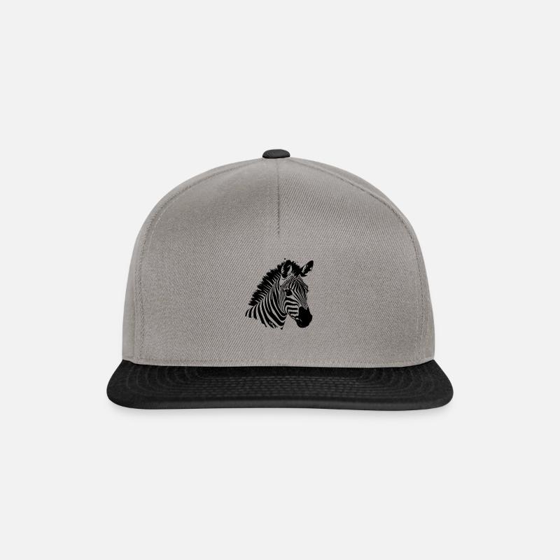 Zebra - Snapback Cap - graphite/black