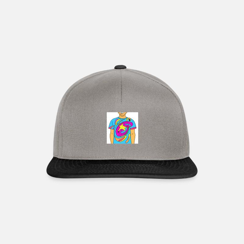 The shirt - Snapback Cap - Graphit/Schwarz