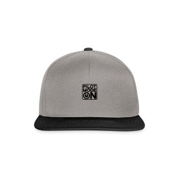 Pilote mode on - Airplane - Snapback Cap - graphite/black - Front