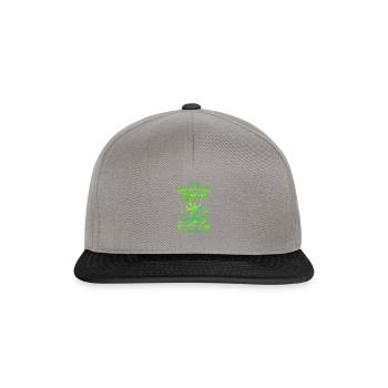 Sticky Masterpieces: Créations artistiques visqueuses - - Casquette snapback - gris graphite/noir - Devant