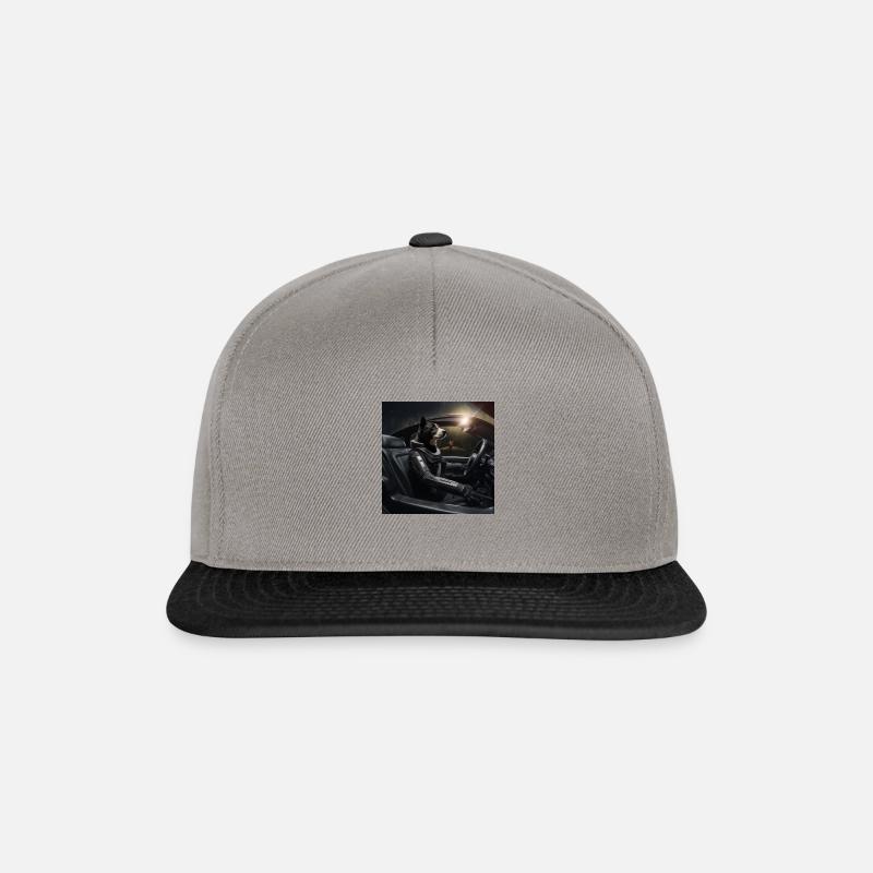 Alpha Dog - Snapback Cap - graphite/black