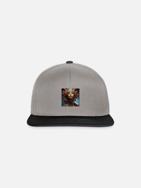 Psychadelic Beauty - Snapback Cap - Graphit/Schwarz