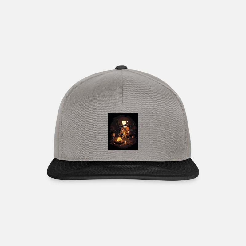 Zeltendes Kind - Snapback Cap - Graphit/Schwarz