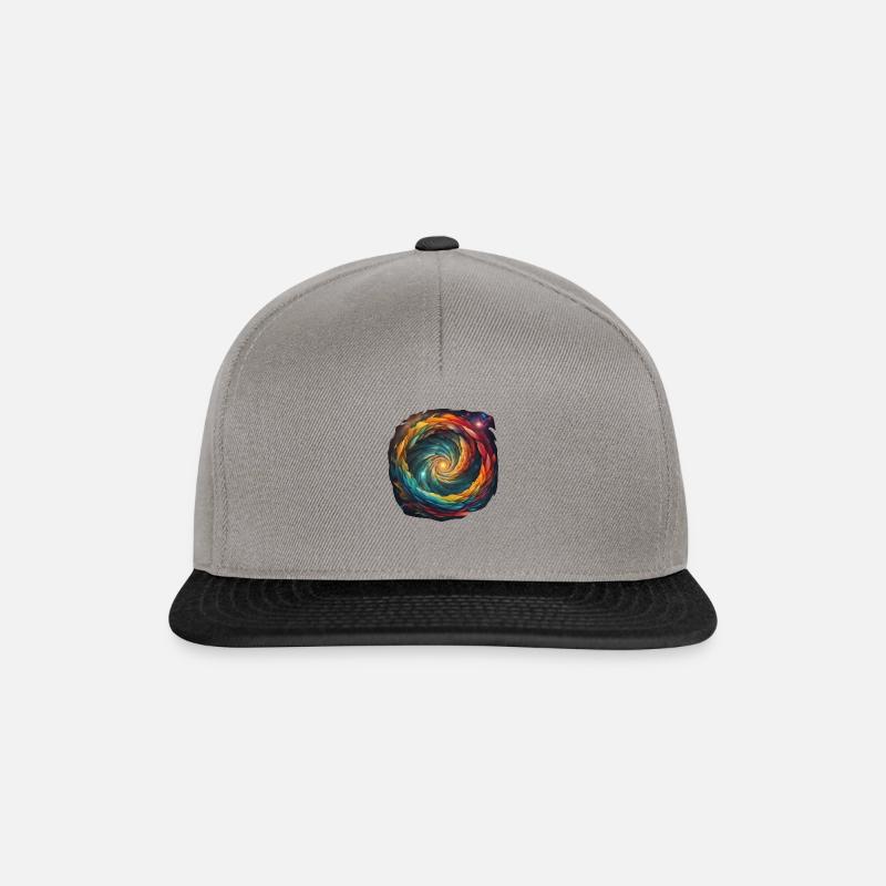 Âme colorée - Casquette snapback - gris graphite/noir