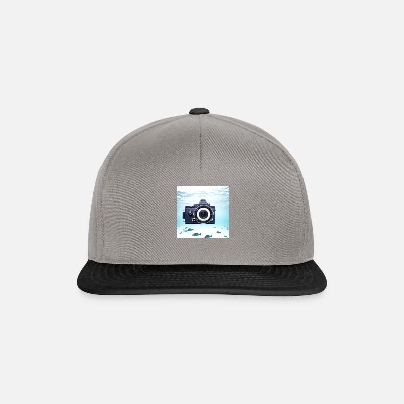 Kamera - Snapback Cap - Graphit/Schwarz