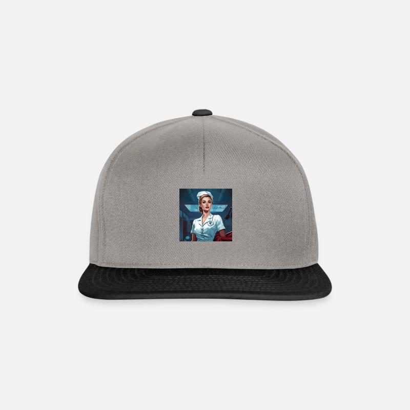 Krankenschwester 2 - Snapback Cap - Graphit/Schwarz