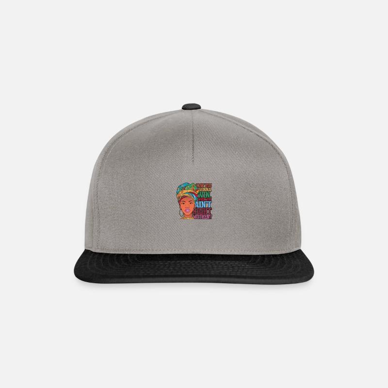 Wie willst du gewinnen, wenn du innerlich nicht richtig bist? - - Snapback Cap - Graphit/Schwarz