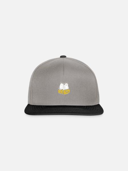 BOO BEES - Geisterhaft - Snapback Cap - Graphit/Schwarz