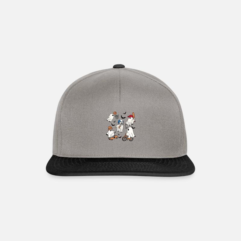 Ghosts Fun on Halloween - Snapback Cap - graphite/black