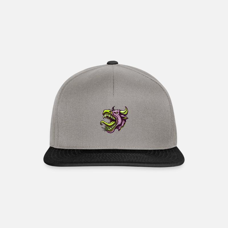 Killer Cow - Snapback Cap - graphite/black