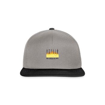 Lames de gloire - Bouclier - Casquette snapback - gris graphite/noir - Devant