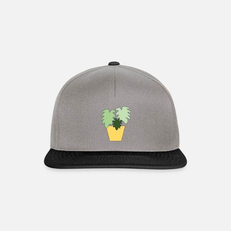 unperfekte Pflanze - Snapback Cap - Graphit/Schwarz