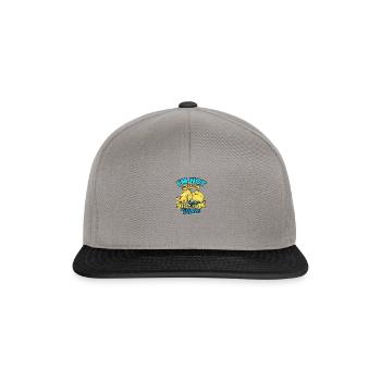 Je ne suis pas paresseux, je suis en mode économie d’énergie. - - Casquette snapback - gris graphite/noir - Devant