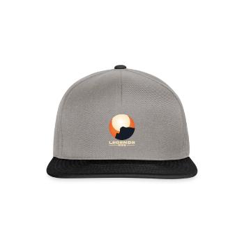 Legends rise - Légende - Casquette snapback - gris graphite/noir - Devant